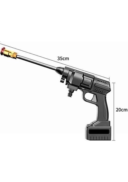Oto Araba Yıkama Şarjlı ve Yüksek Basınçlı Oto Yıkama ve Sulama Tabancası - M871R316-K7787 fırsatları