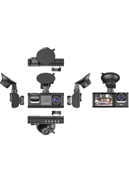 1. 3 Kameralı Full Hd Araç Kamerası – Ön Iç ve Arka Görüş ile %100 Kapsam - N361J050-M61 modelleri