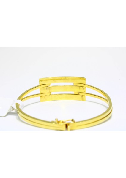 14 Ayar Altın 3 Sıralı Kaburga Kelepçe Bilezik 8.69 gr modelleri