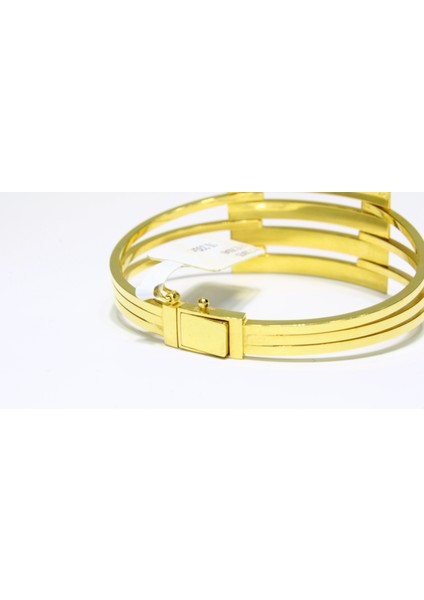 14 Ayar Altın 4 Sıralı Kaburga Kelepçe Bilezik 10.33 gr indirimleri