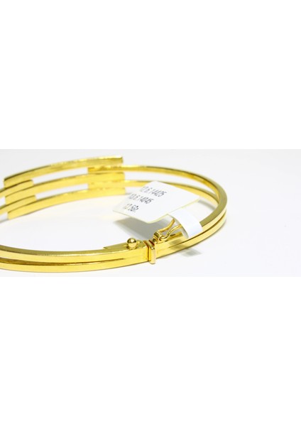 14 Ayar Altın 3 Sıralı Kaburga Kelepçe Bilezik 10.50 gr indirimleri