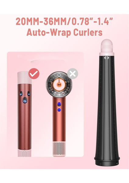Dyson Airwrap HS01 HS05 HS08 Için 0,78-1,4 Inç Konik Uzun Namlulu Başlık, Namlulu Kıvrım ve Dalgalı Kıvrımlı Saçlar Için (Yurt Dışından) fiyatları