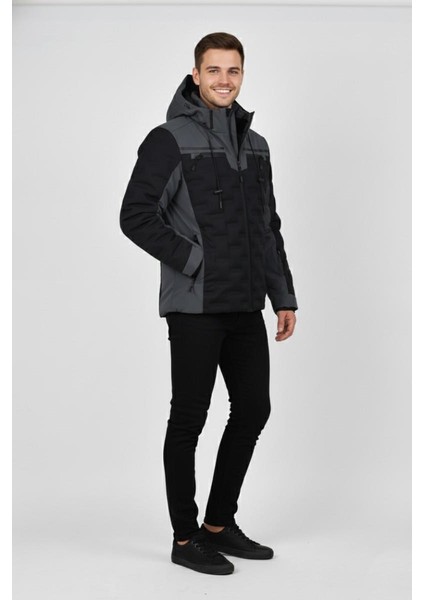 Erkek Kapüşonlu Spor Mont Regular Fit 3331 BGL-ST04899 modelleri