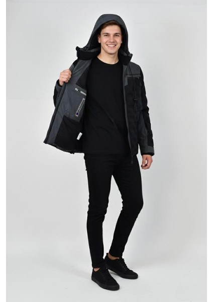 Erkek Kapüşonlu Spor Mont Regular Fit 3331 BGL-ST04899 fırsatları