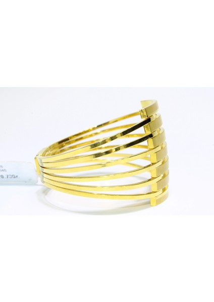 14 Ayar Altın 7 Sıralı Kaburga Kelepçe Bilezik 20.73 gr modelleri