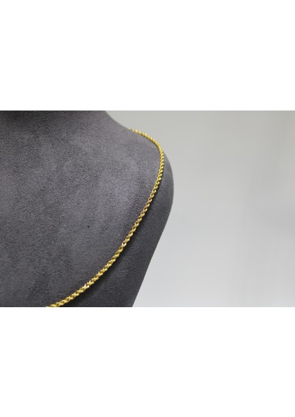 14 Ayar Altın Halat Modeli Zincir Kolye 3.47 gr fırsatları