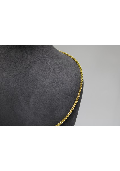 14 Ayar Altın Halat Modeli Zincir Kolye 5.11 gr fırsatları