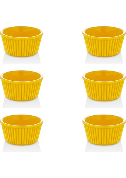 6 Adet Kırılmaz Sosluk – Kahvaltılık, Reçellik, Meze ve Tatlı Servisi Için Isıya Dayanıklı Mini Servis Kasesi - Ev ve Restoran Kullanımına Özel