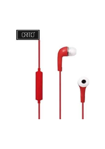 Critic J5 Kulakiçi Kulaklık Kırmızı