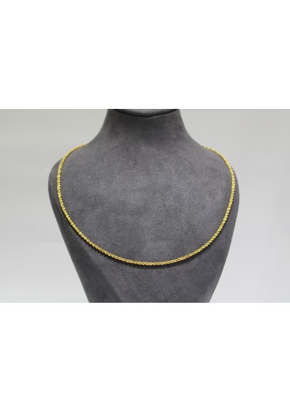 14 Ayar Altın Halat Modeli Zincir Kolye 3.00 gr