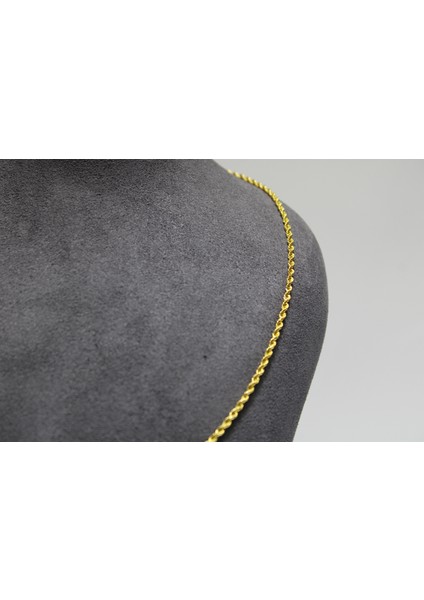 14 Ayar Altın Halat Modeli Zincir Kolye 3.00 gr fırsatları