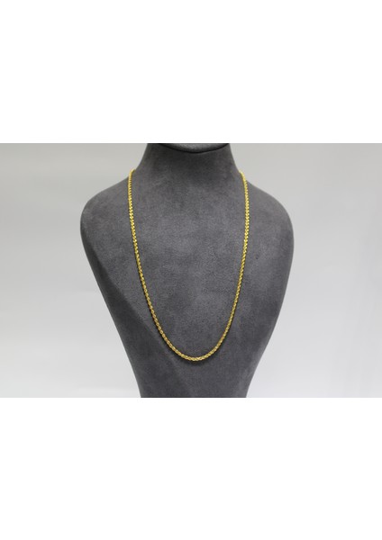 14 Ayar Altın Halat Modeli Zincir Kolye 3.00 gr indirimleri