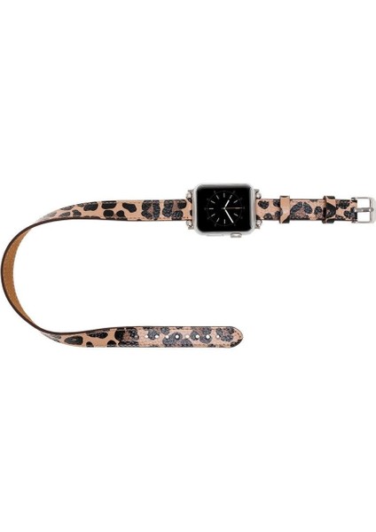 Mulvxurg URG02 Apple Watch Uyumlu Deri Kordon 38-40-41MM Ferro Dt LE02N (Mulvix) modelleri