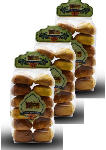 Üzümlü Trabzon Kurabiyesi 3x400 Gr