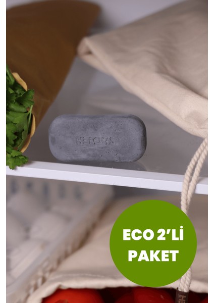 Freshone - Buzdolabı Koku Önleyici Taş Eco 2 Paket