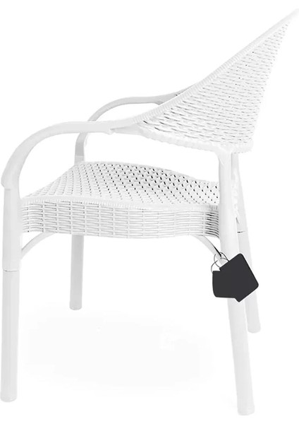 Bambu Balkon Bahçe Masa Takımı 4 Kişilik 70X70 Masa 4 Adet Bambu Koltuk Beyaz indirimleri