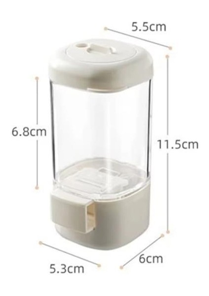1 Adet Tuşlu Basmalı Baharatlık Gramaj Ayarlı Tuzluk Şekerlik Tuz Biber Baharat Saklama Kabı 140 ml modelleri