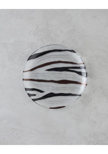 Terra Cam Pasta Tabağı 21 cm Kahverengi-Siyah fiyatları