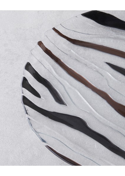 Terra Cam Pasta Tabağı 21 cm Kahverengi-Siyah modelleri