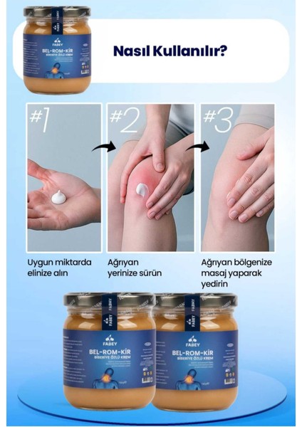 Neşe Natural Bel-Rom-Kir Biberiye Özlü Krem 150G fiyatları