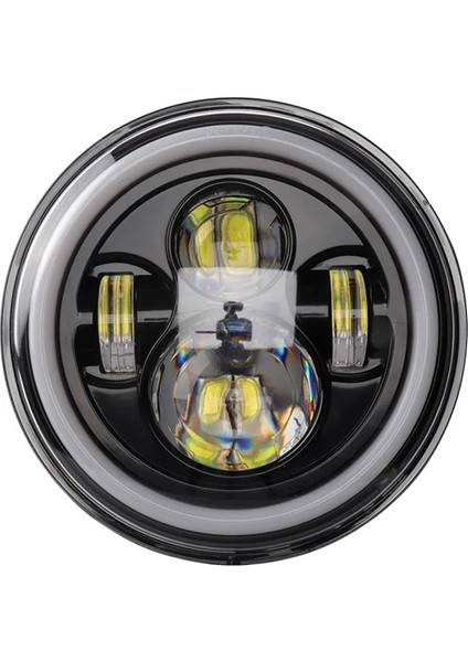 12 V / 24 V Motosiklet Araba Far 7 Inç Yuvarlak LED