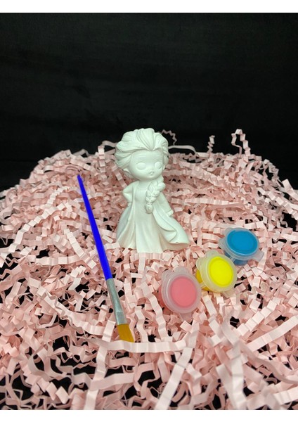 Elsa Eğlenceli Taş Boyama Seti/kendin Yap, Doğum Günü, Karne,etkinlik,tatil Hediyesi