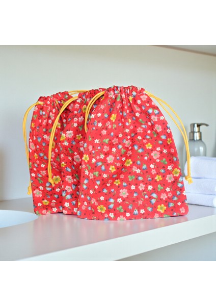 Doğal Kumaş Çok Amaçlı Saklama Torbası (5’li Set) 12X15 cm fırsatları