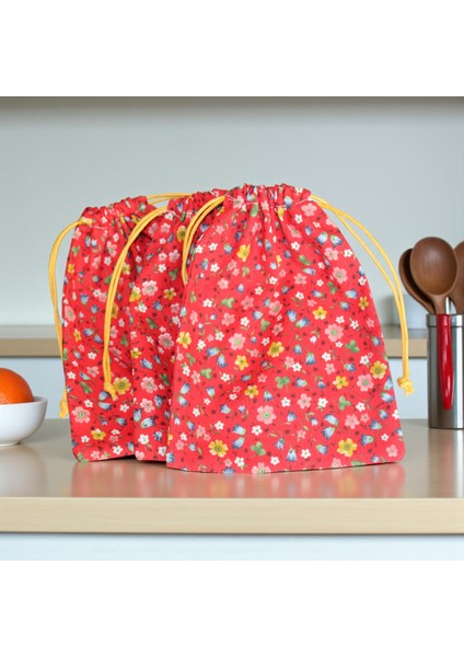 Doğal Kumaş Çok Amaçlı Saklama Torbası (5’li Set) 12X15 cm indirimleri