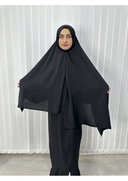 Şallı Namaz Elbisesi ,hijap, Tek Parca ( Hac ve Umre Için Uygunudur) Siyah Renk fiyatları