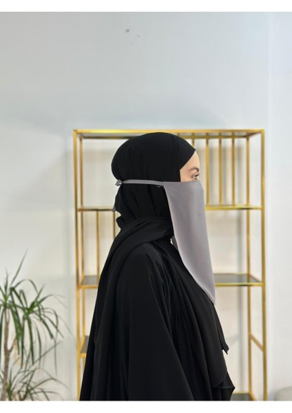 Iç Pece Baglamalı ,hijab ,nikap Gri Renk modelleri