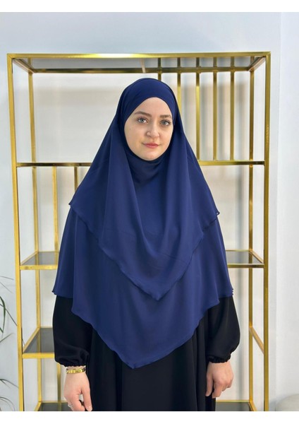 Tesettür Şifon Sufle,hazır Peçeli, Khımar ,hicap,siyah fırsatları