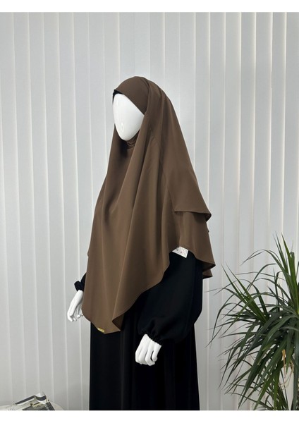 Iki Katlı Hazır Sufle Esarp Medine Ipegi Hac ve Umre Için Uygundur Kahve fiyatları