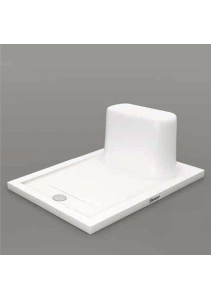 Lee Dikdörtgen Oturmalı Duş Teknesi, Flat