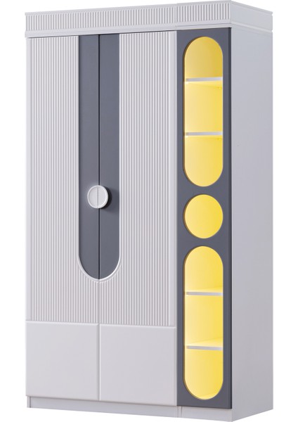 Gardırop, Vira 2 Kapaklı Dolap ve Ledli Kitaplık fiyatları