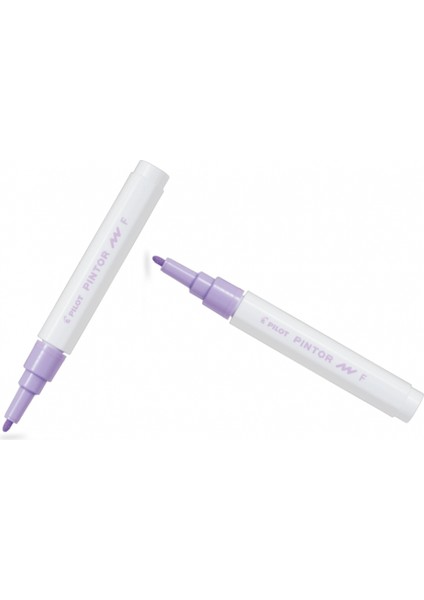 Pılot Pintor (F) Yuvarlak Uç Pastel Mor ( Iki Adet )