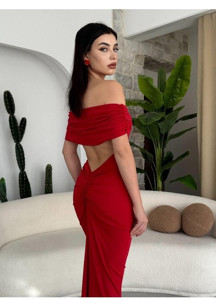 Athena Sırt Dekoltelielbise