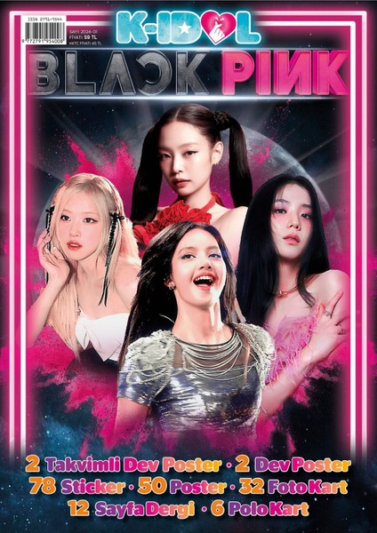 Blackpink - 2024.01 Takvim Poster Hediyeli