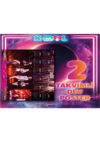 Blackpink - 2024.01 Takvim Poster Hediyeli modelleri