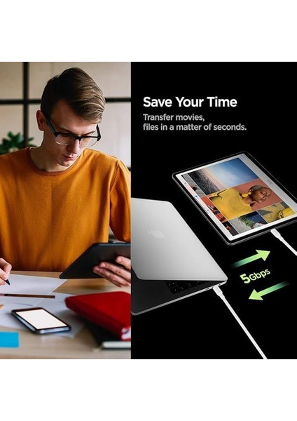 Type-C To Type-C Şarj Kablosu - 45 W 2 Metre, Hızlı Şarj ve Veri Aktarımı, Güçlü ve Dayanıklı, Usb-C Uyumlu (Telefon, Tablet, Laptop) modelleri