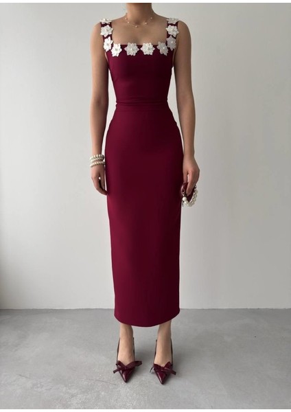 Mıng Çiçek Detaylı Elbise fiyatları