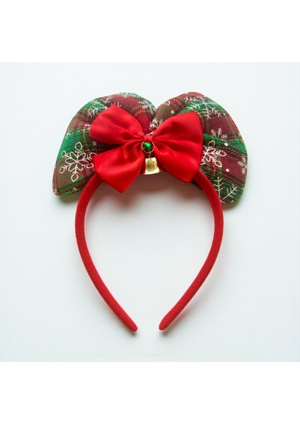 Kırmızı Renk Fiyonk ve Çan Temalı Yılbaşı, Yeni Yıl Taçı