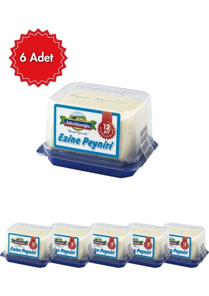 Ezine Keçi Peyniri (200 G x 6 Adet) - Toplam 1.2 kg Çoklu Paket