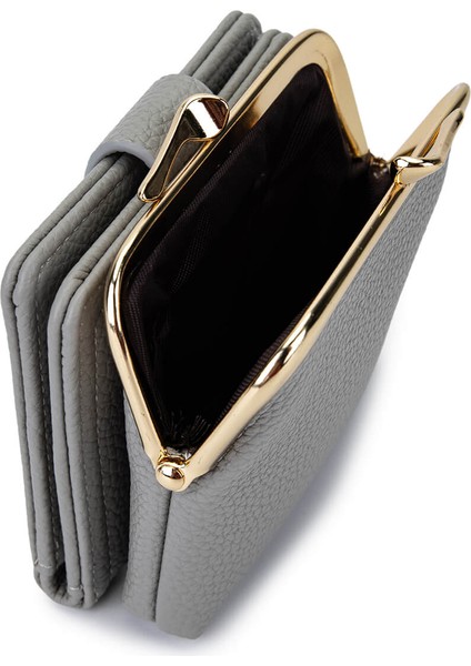 Kadın Suni Deri Gri Cüzdan 921 27077 Bn Czdn SK25-26 Grı fırsatları