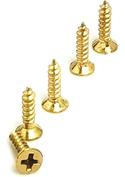 Klips, Menteşe, Ayak, Ysb Sac Vidası - 2,9x9,5mm Sarı, 100 Adet