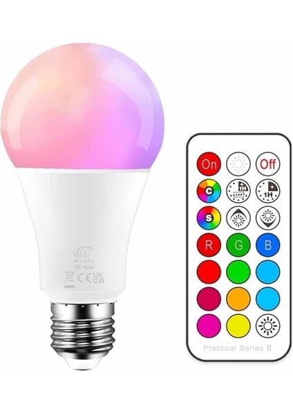 Ambiyans Aydınlatma Rgb LED Lamba Kumandalı Renk Değiştirebilen - N846J813-M16846 modelleri