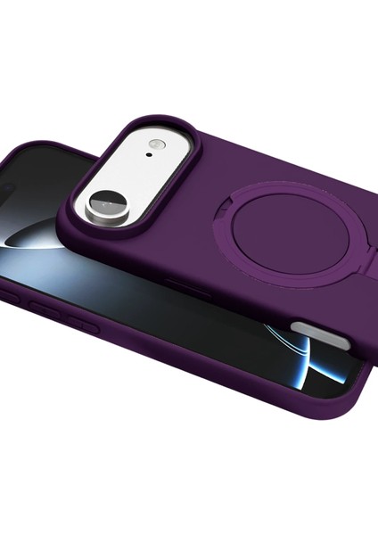 Mtxdpn Newface Apple Iphone 17 Air Regal Magsafe Standlı Kapak - Derin Mor fiyatları