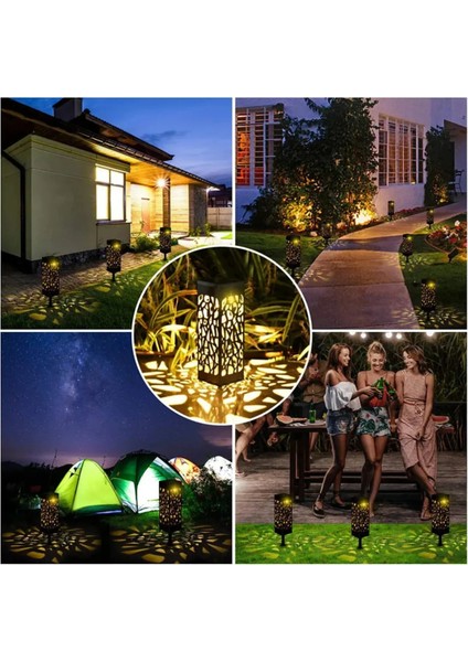 2'lı Set Dekoratif Solar Güneş Enerjili Bahçe Aydınlatması Yürüyüş Yolu LED Aydınlatma Seti fiyatları