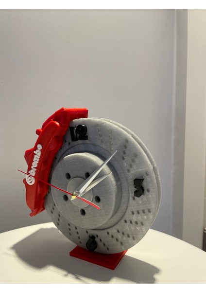 Fren Diski Temalı Masa Saati