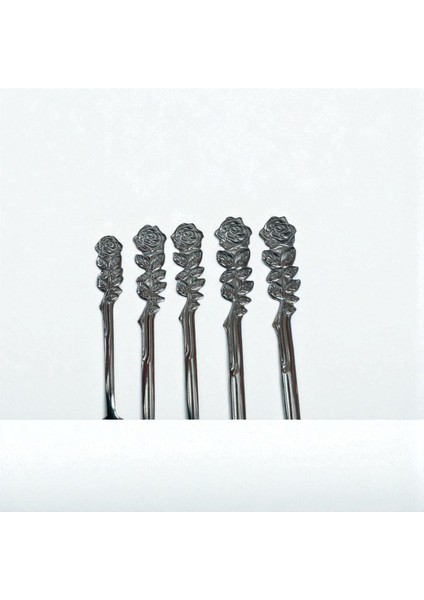 Paslanmaz Çelik Çatal Kaşık Seti 30 Parça Gül Model Hediyelik ve Günlük Kullanıma Uygun fiyatları