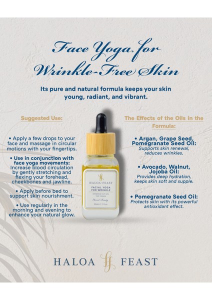 Kırışıksız Cilt Için Yüz Yogası 30 ml - Anti-Wrinkle Face Yoga Oil 1 Fl.oz modelleri